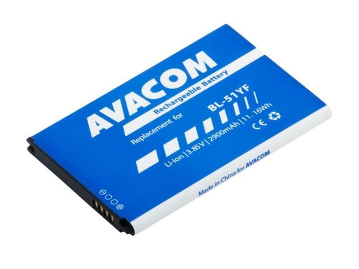 Náhradní baterie AVACOM do mobilu LG H815 G4 Li-Ion 3,85V 2900mAh (náhrada BL-51YF)