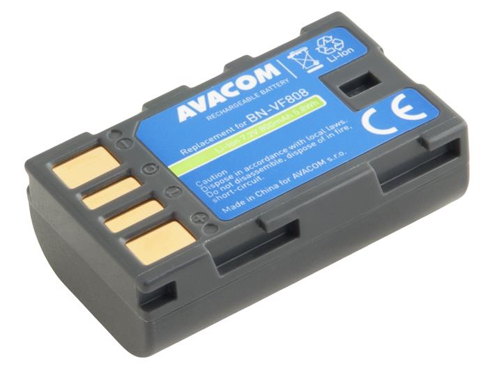 Náhradní baterie AVACOM JVC BN-VF808, VF815, VF823 Li-Ion 7.2V 800mAh 5.8Wh