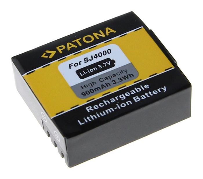 Náhradní baterie PATONA baterie pro foto SJCAM SJ4000 900mAh Li-Ion