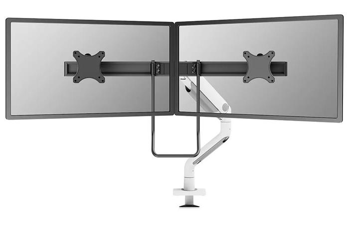 Neomounts DS75S-950WH2 mounting kit - full-motion - for 2 LCD displays - white