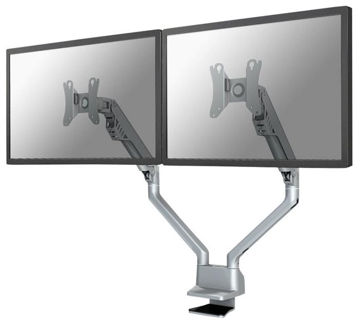 Neomounts FPMA-D750DSILVER / Flat Screen Desk Mount (clamp/grommet) / Silver