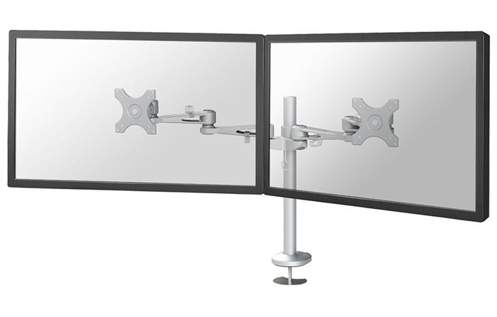 Neomounts FPMA-D935DG / Flat Screen Desk Mount (grommet) / Silver