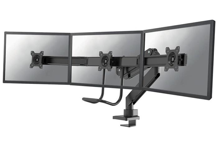 Neomounts Select NM-D775DX3BLACK / Flat Screen Desk mount (17-27") desk clamp/grommet / Black