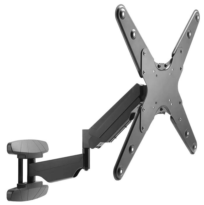 Neomounts WL70-550BL14 / wall mounted gas spring TV mount (3 pivots VESA 400x400) / Black