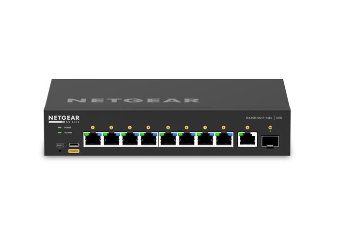 NETGEAR 10PT M4250-9G1F-POE+ Managed Switch