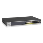 NETGEAR 24-Port Gigabit PoE+ (190W) SmartManaged Pro Switch with 4 SFP Ports