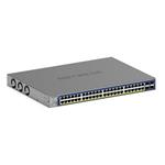 NETGEAR 48xGB PoE+ Smart Switch,2 10G,2 SFP,GS752TXP