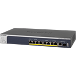 NETGEAR 8-Port PoE+ Multi-Gigabit Smart Managed Pro Switch with 10G Copper/Fiber Uplinks, MS510TXPP