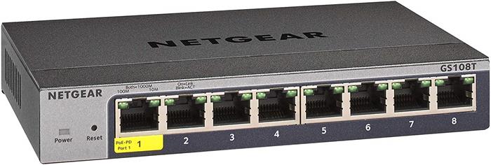 Netgear 8Port Switch 10/100/1000 GS108T v3