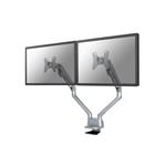 NewStar Flat Screen držák na 2 PC monitory 10-32", stříbrný