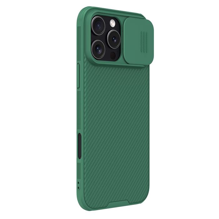 Nillkin CamShield PRO Magnetic Zadní Kryt pro Apple iPhone 16 Pro Max Dark Green