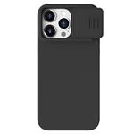 Nillkin CamShield Silky Magnetic Silikonový Kryt pro Apple iPhone 15 Pro Black