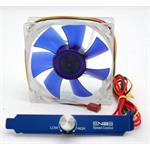 NoiseBlocker UltraSilentFan S1, ventilátor 80x25mm, 9-11dBA, regulátor otáček