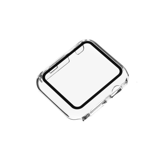 Ochranné pouzdro FIXED Pure s temperovaným sklem pro Apple Watch 42mm, čiré