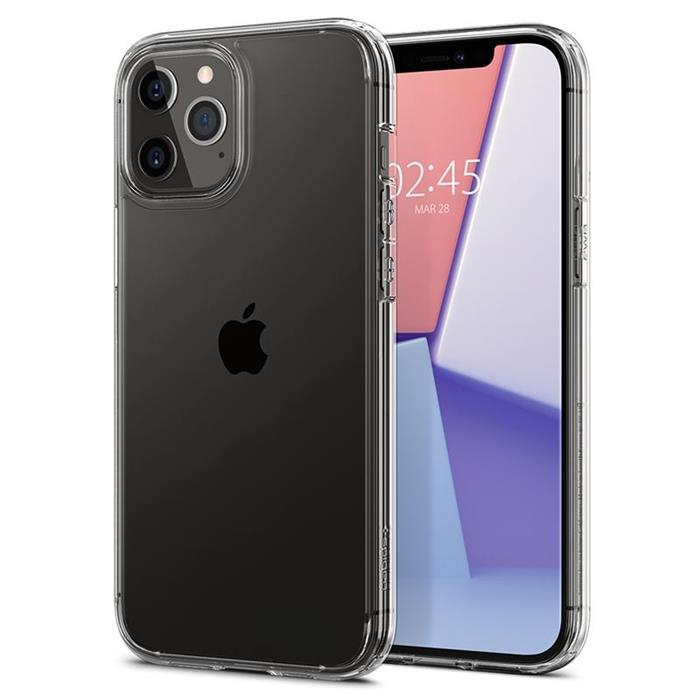 Ochranný kryt Spigen Ultra Hybrid pro Apple iPhone 12/iPhone 12 Pro (6,1") transparentní