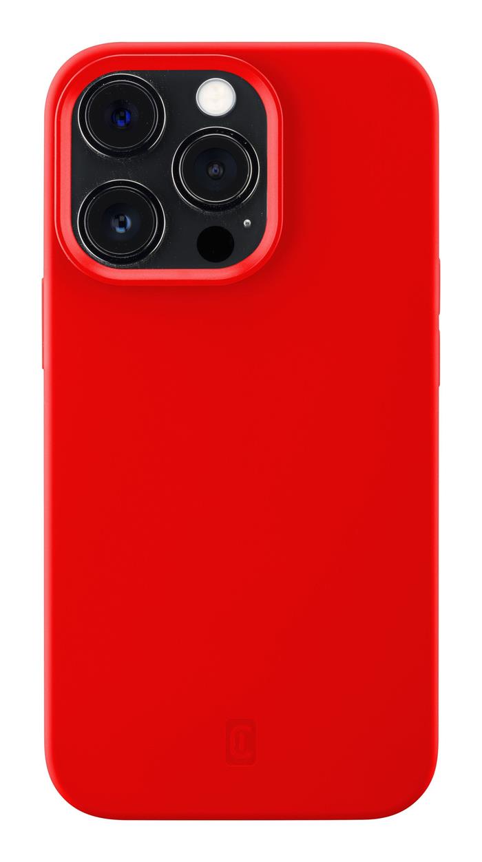 Ochranný silikonový kryt Cellularline Sensation pro Apple iPhone 13 Pro Max, červený