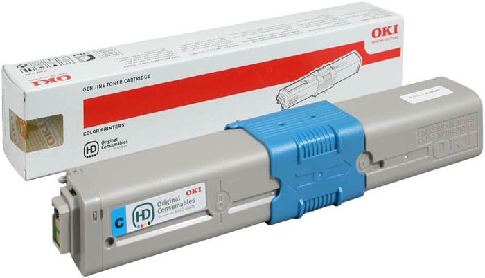 OKI Toner 44469724 pro C510/C511/C530/C531/MC561/MC562 (5 000 stran), azurový