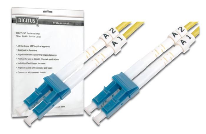 Optický patchkabel LC/LC 9/125 (single mode), duplex, 1m