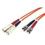 Optický patchkabel SC-ST 62,5/125 (multi mode), duplex, 3mm, 2m