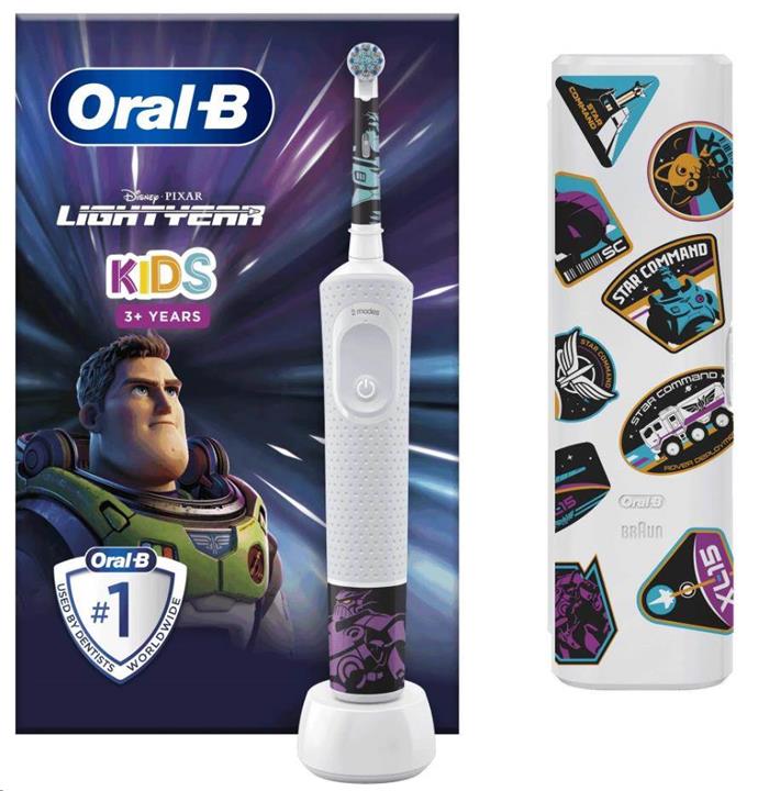 Oral-B Vitality D100 Kids Lightyear elektrický zubní kartáček, oscilační, 2 režimy, časovač