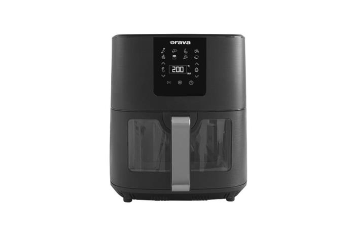 Orava horkovzdušná fritéza, 1700 W, 7 l, 8 programů, LED displej, 40-200 °C, časovač, digitální ovládání