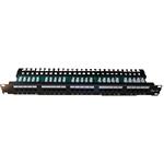 Patch panel ISDN 25p. 1U Integrovaný  BLACK, 19"