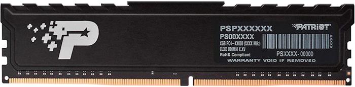 Patriot 16GB DDR4 3200MHz CL22 DIMM, Black