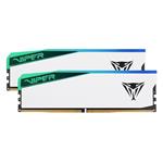 Patriot Viper Elite 5 2x32GB DDR5 6200MHz CL42 DIMM, RGB, White