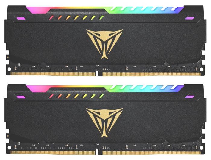 Patriot Viper Steel RGB 2x16GB DDR4 3200MHz CL16 DIMM, 1.35V