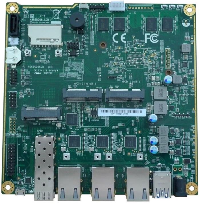 PC Engines APU.6B4 system board, 4GB RAM