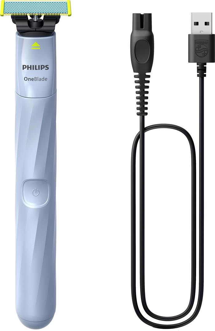 Philips OneBlade First Shave QP1324/20 zastřihovač, Ni-MH baterie, vodotěsný, USB-A