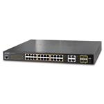 PLANET GS-4210-24PL4C Switch 24x Gigabit PoE+ 802.3at + 4x Gb Combo TP/SFP (440W)