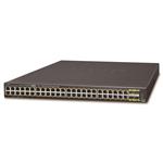 Planet GS-4210-48P4S PoE switch L2/L4, 48x 1000Base-T, 4x SFP, Web/SNMPv3, ext 10Mb/s, IEEE 802.3at-440W