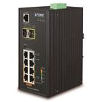 Planet IGS-4215-4P4T2S Gigabit PoE switch 4x TP+4x POE+ 2x SFP, 802.3af 140W,IP30, -40 až 75°C, SNMP,IGMPv3