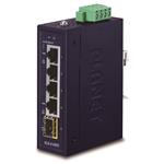 PLANET IGS-510TF Průmyslový Switch 4x 1000Base-t, 1x SFP, dual power, 9-48VDC, -40 +75°C