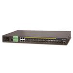 Planet MGSW-28240F Metro switch 24x SFP(DDM), 4x SFP+, 4x TP, AC+DC, DI/O, Web/SNMPv3, IGMPv3, IPv6