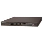 Planet SGS-6341-24T4X L2/L3 switch 24x 1000Base-T,4x 10Gb SFP+, Web/SNMP, L3, ACL,QoS, IGMP,IP stack