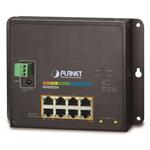 Planet WGS-5225-8P2S nástěnný PoE switch 8x1000B-T,2x SFP, Web/SNMP, L3, 802.3at 240W,-40~75°C, fanless