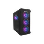 Počítačová skříň Genesis IRID 503 ARGB Micro tower, USB 3.0, 4x 120m ventilátory ARGB