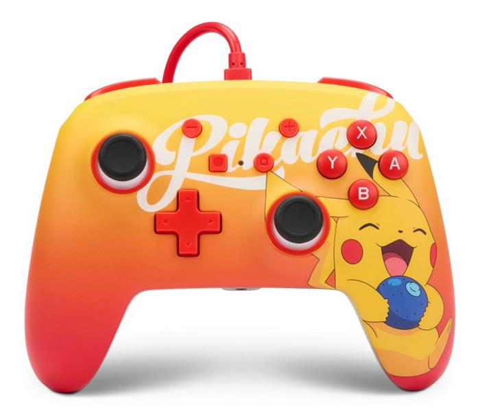 PowerA Enhanced Wired Controller for Nintendo Switch - Oran Berry Pikachu