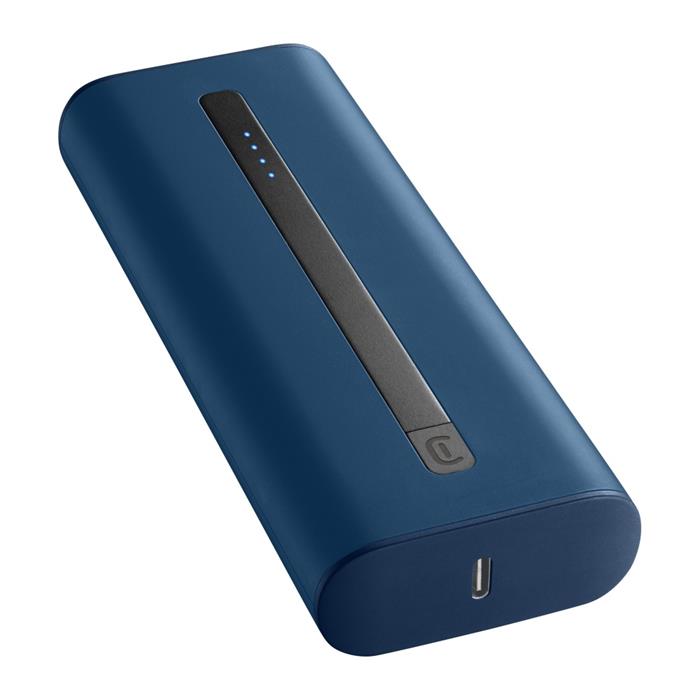 Powerbanka Cellularline Thunder 20 000 mAh, modrá