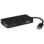 PremiumCord  adaptér DisplayPort  -  DP + HDMI + DVI + VGA