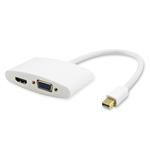 PremiumCord  adaptér Mini DisplayPort - HDMI +  VGA , FULL HD 1080p