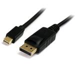 PremiumCord DisplayPort 1.1 kabel, mini DP -> DP, M/M, 2m, černý