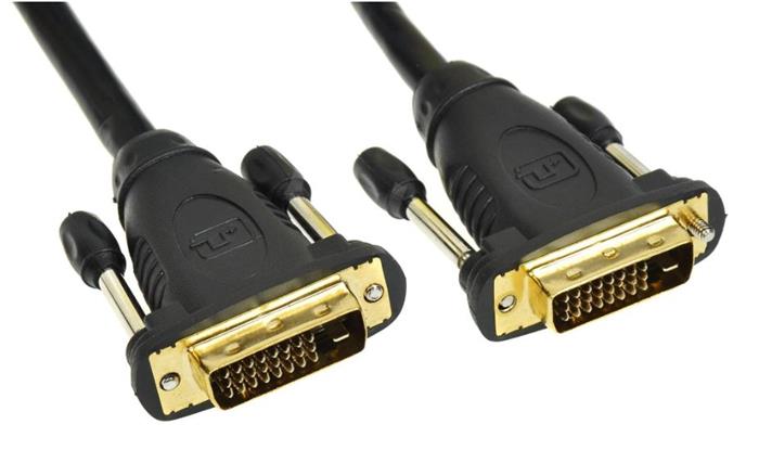 PremiumCord DVI-D propojovací kabel, dual-link, 3m, černý