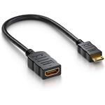 PremiumCord Flexi adaptér HDMI 1.4, mini HDMI samec - HDMI samice