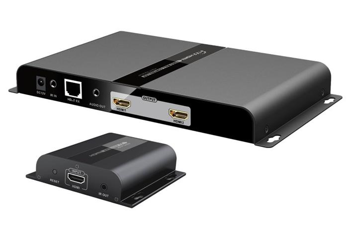 PremiumCord HDMI 1 vstup - 2 výstup, Video Wall controller