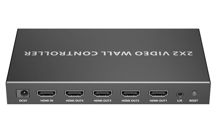 PremiumCord HDMI 1 vstup - 4 monitory, Video Wall controller, 8 zobrazovacích módů