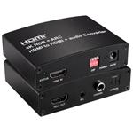 PremiumCord HDMI 2.0 Repeater+Audio extraktor s oddělením audia, stereo jack, Toslink, RCA