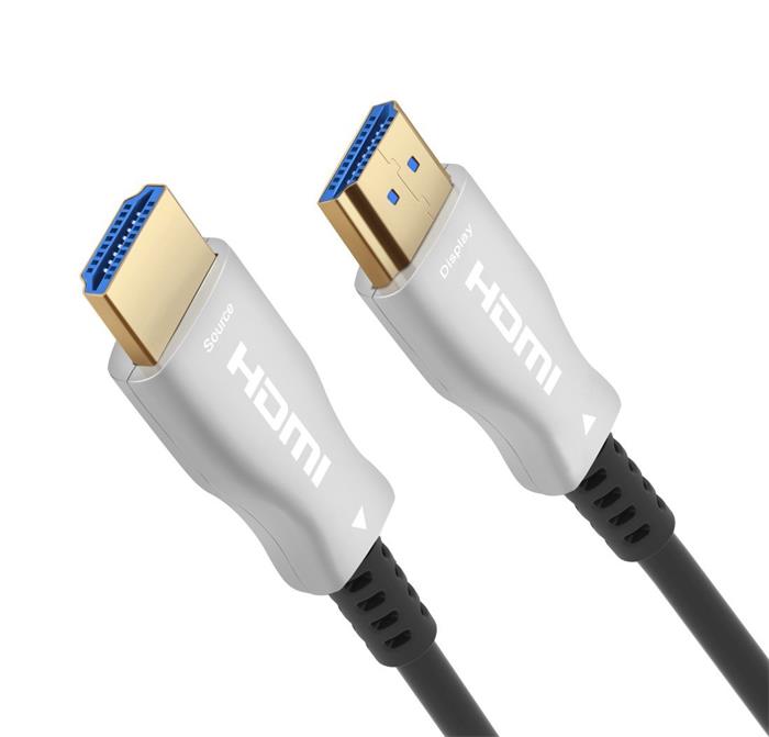 PremiumCord HDMI 2.0b optický kabel, 20m, zlacené konektory